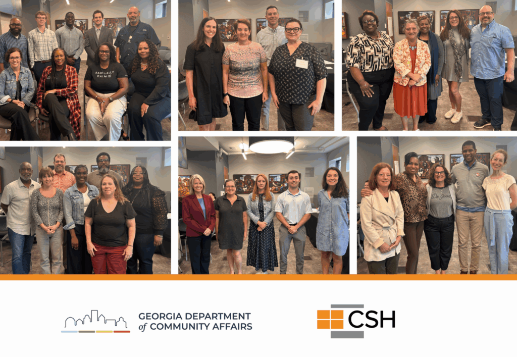 Photos of teams that participated in the Georgia Supportive Housing Institute course.