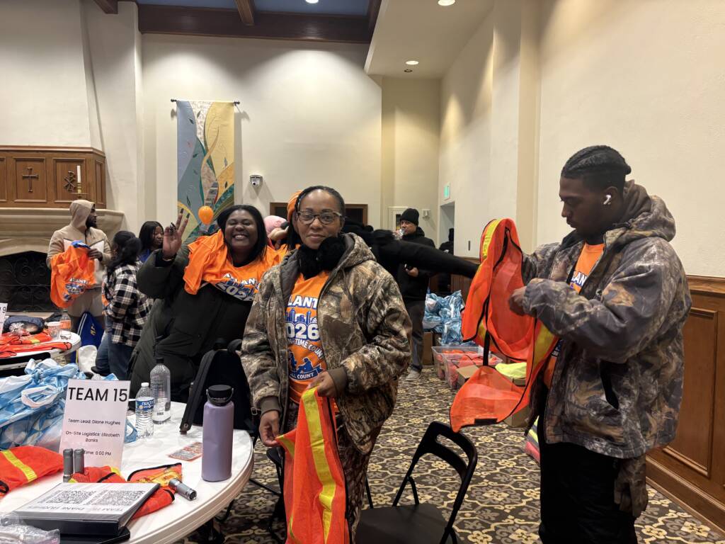 Volunteers gather for Atlanta's 2026 Point-in-Time Count.